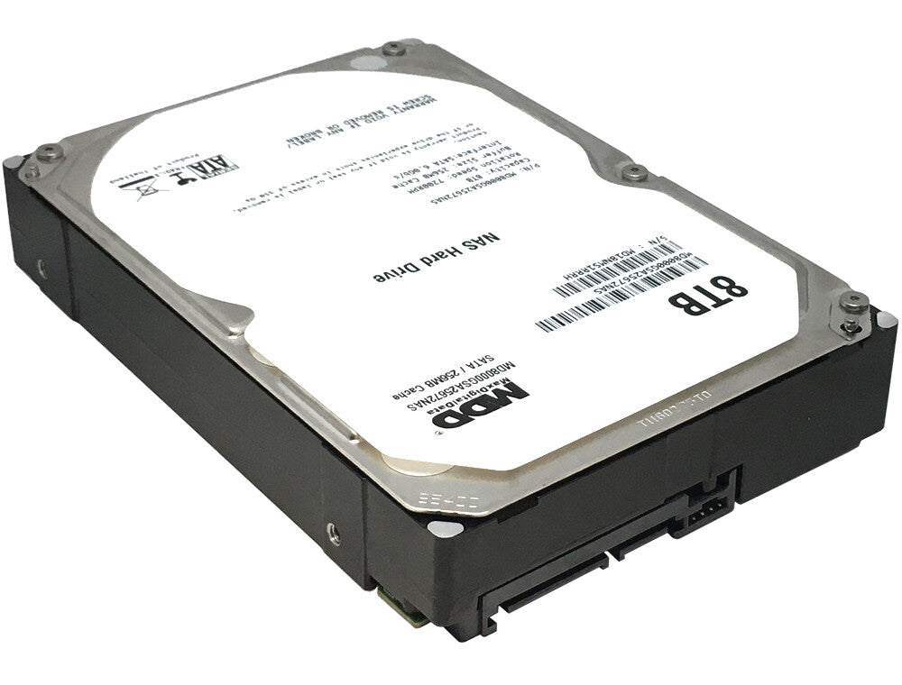 MDD 8TB 7200RPM 256MB Cache SATA 6.0Gb/s 3.5" Hard Drive for NAS Network Storage