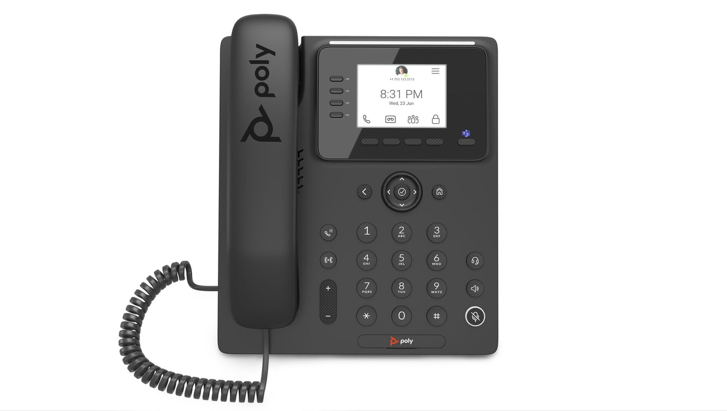 HP 848Z7AA#AC3 Telep HP|848Z7AA#AC3 CCX 350 MEDIA PHONE,TEAMS,POE R Network Reta
