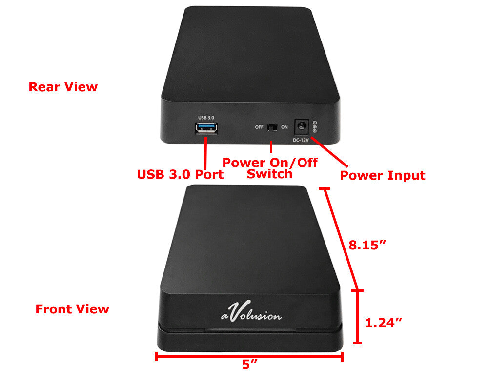 Avolusion 3TB HDDGear Pro External USB 3.0 Gaming Hard Drive for XBOX ONE X, S
