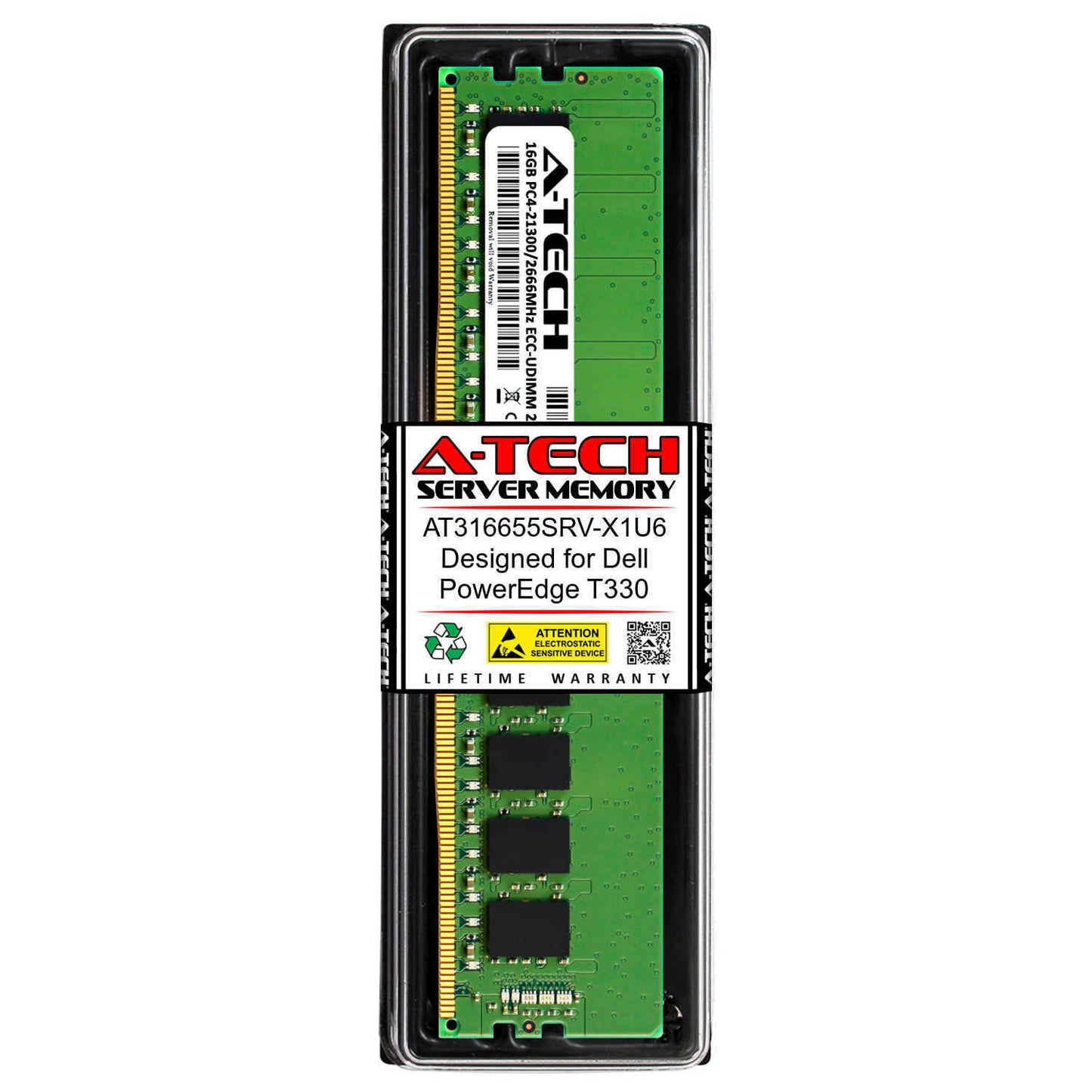 16GB 2Rx8 PC4-2666 ECC UDIMM Dell PowerEdge T150 R350 R250 T350 T330 Memory RAM (NOT FOR HOME PC)