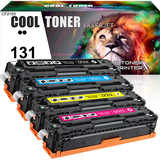 4PK Compatible with HP 131X CF210X Toner M251nw M276nw LBP7110cw MFP M276nw