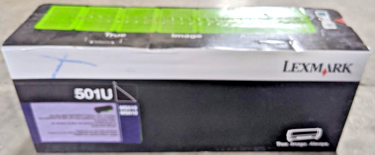 Genuine Lexmark 501U Black High Yield Toner Cartridge 20K Page MS510dn MS610 NEW