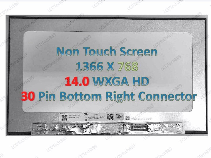 New 14" Dell Latitude 5420 5430 Model P137G HD Non-touch Display LCD LED Screen