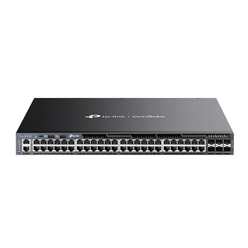TP-Link SG6654XHP | Omada 48-Port Gigabit Stackable L3 Managed PoE+ Switch