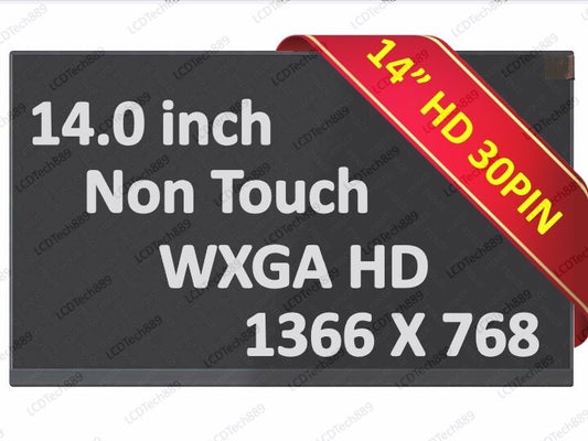 HKC MB140AN01-3 HD 1366x768 Matte 30pin 14.0" LCD Screen LED Display NEW