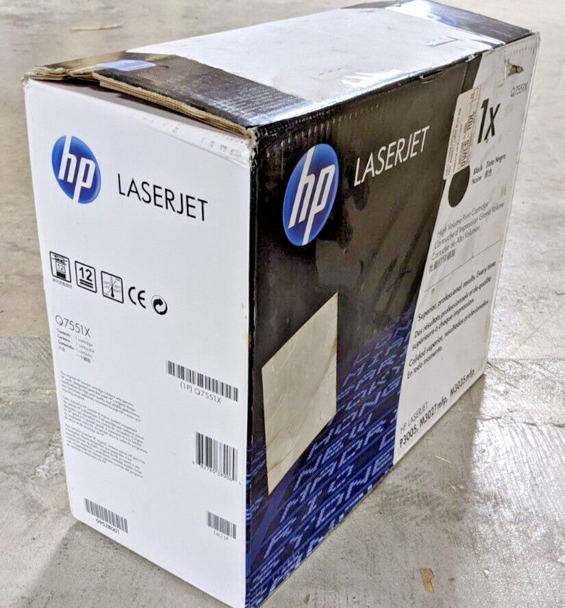 Genuine HP 51X Q7551X Black High Yield Toner 13K Page P3005 M3027 M3035 MFP NEW