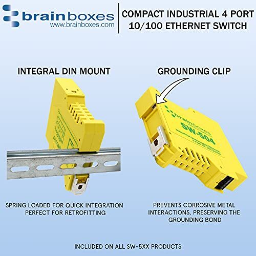 Brainboxes SW-504 EBA Brain|SW-504 R Network Commercial