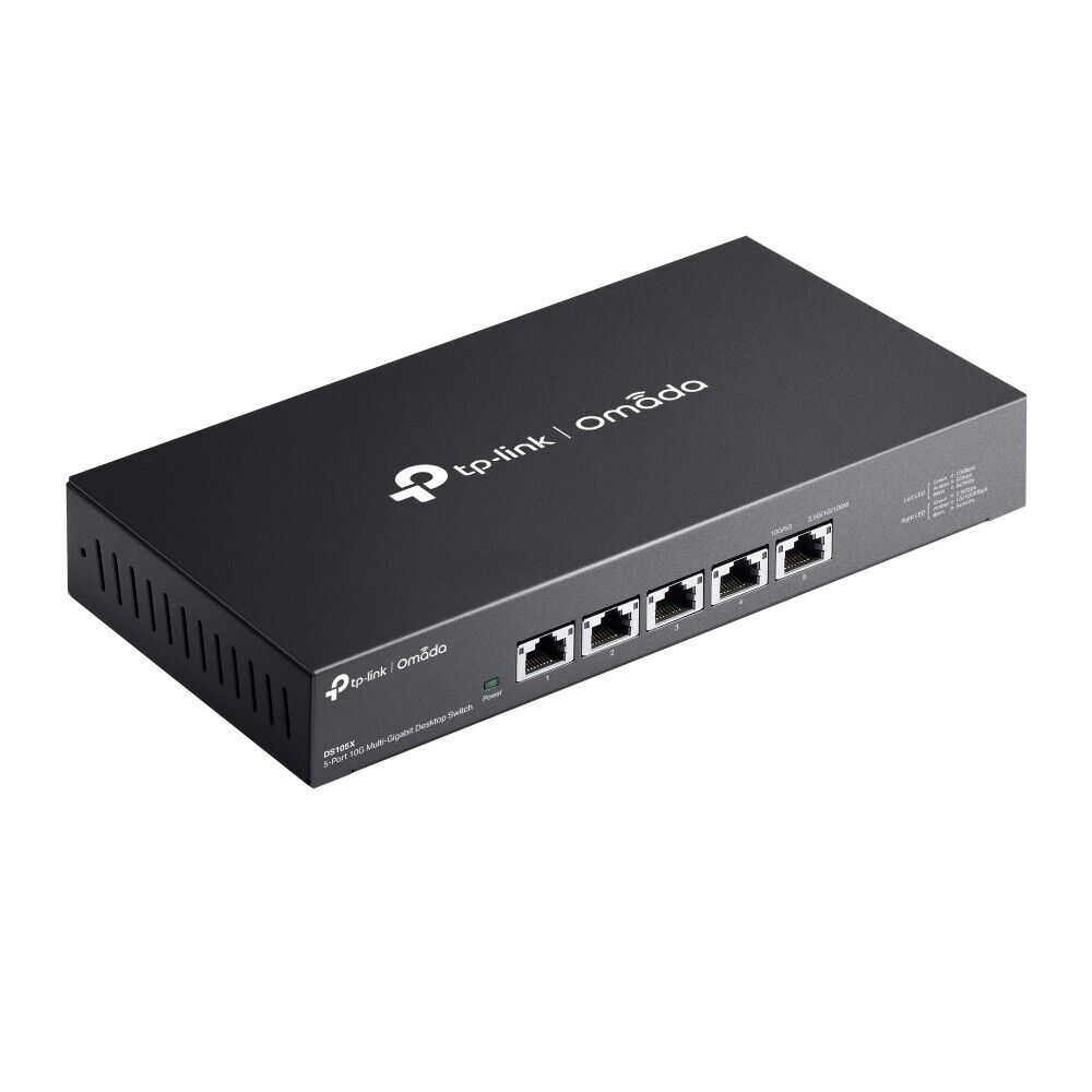 TP-Link DS105X | Omada 5-Port 10Gbps Gigabit Unmanaged Desktop Switch