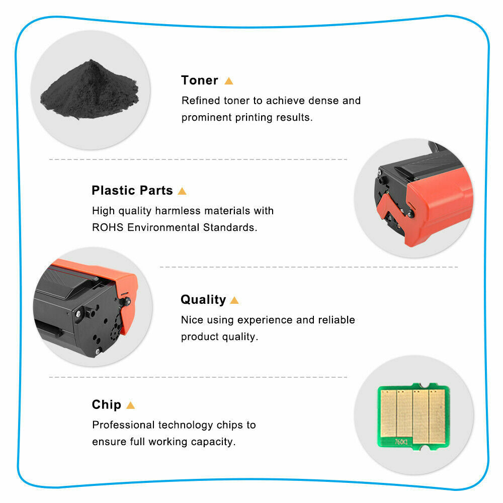 5 105A Toner+Chip Compatible with HP W1105A Laser MFP 137fnw 107a 107w 135a 135w
