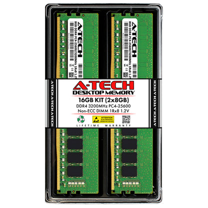 16GB Kit 2x 8GB DDR4-3200 DIMM Crucial CT2K8G4DFS832A Equivalent Memory RAM