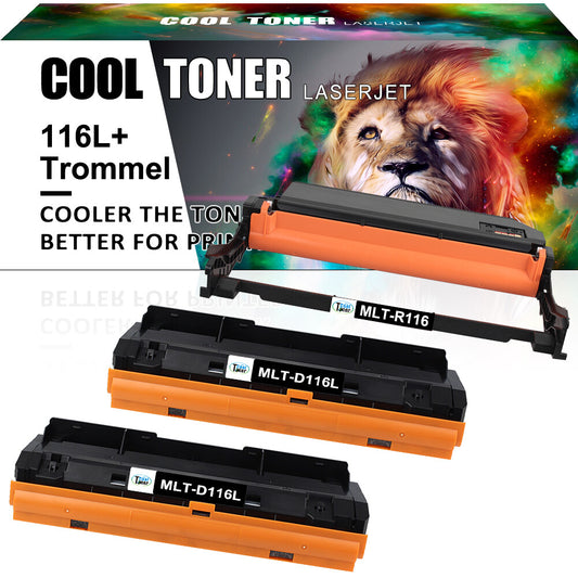 3PK (2XMLT-D116L+MLT-R116L) Image Unit+ 2Toner Cartridge for Samsung SL-M2625D