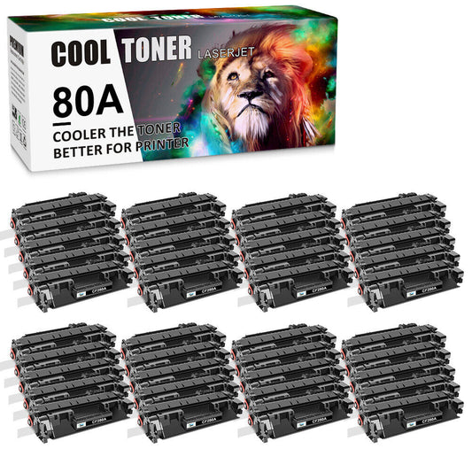 40PK CF280A Toner For HP 80A Laserjet Pro M401dn M401dne M401d M401n MFP M425dn