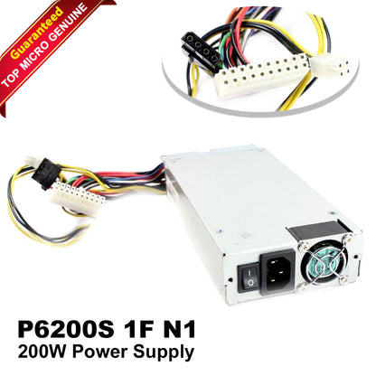 Genuine Top Microsystems 200W 12V 1Fan ATX Power Supply P6200S 1F ND 105-1037-00