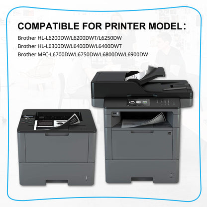 5PK TN880 Toner Compatible with Brother HL L6200DWT L6200DW L6300DW MFC-L6700DW