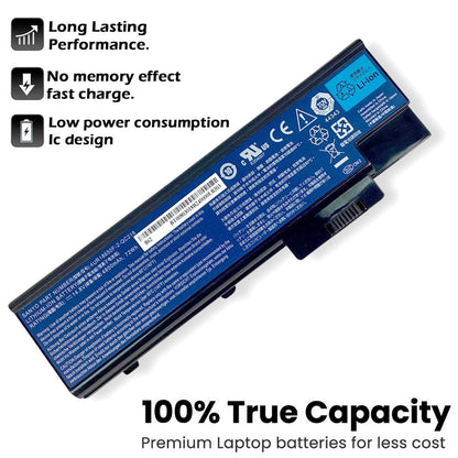 Acer Aspire 7000 7110 9300 9420 8-Cell Li-Ion 4800mAh 11.1V Battery BT.00803.018