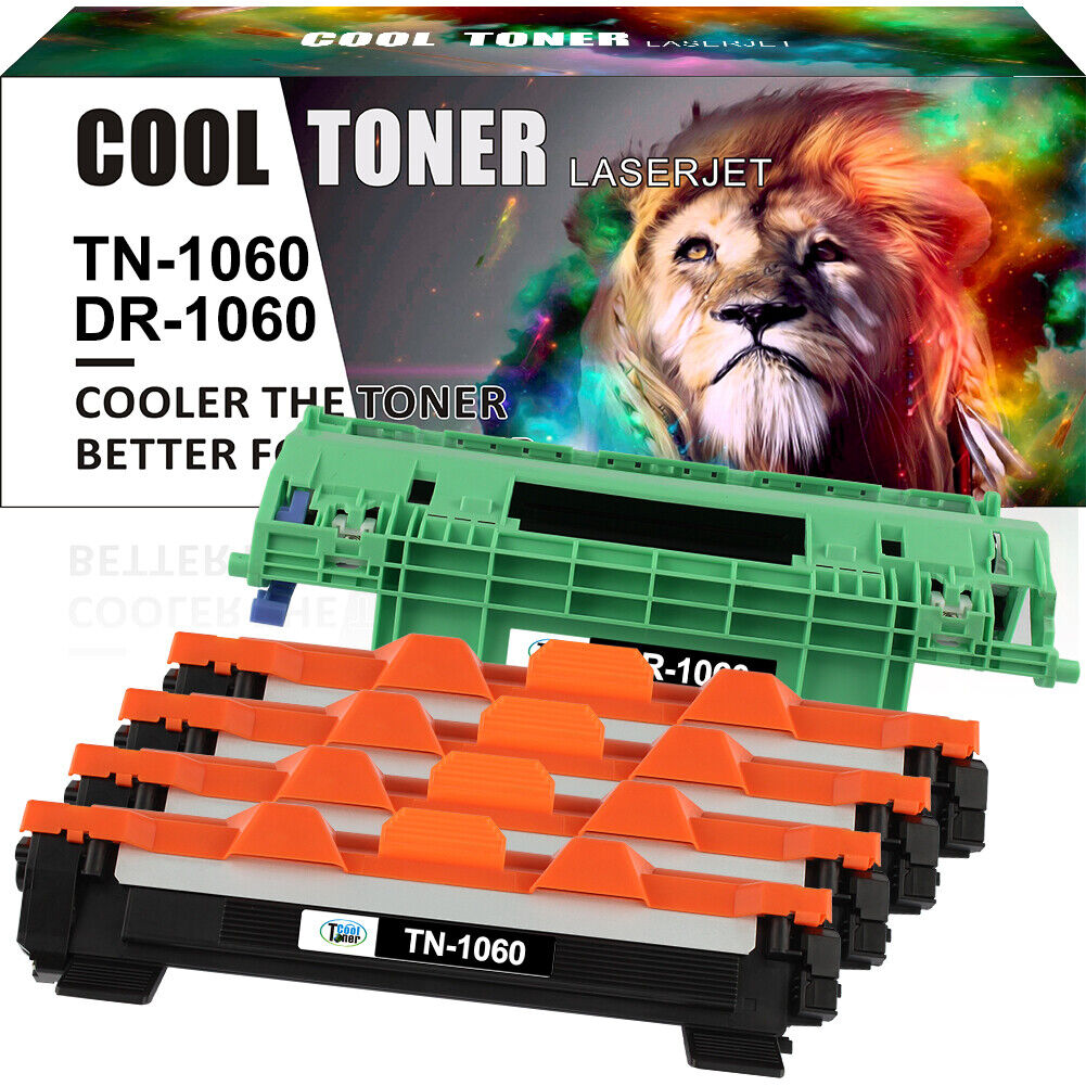1 DR1060 Drum 4 TN1060 Toner Compatible With Brother MFC-1910W DCP-1512 HL-1112