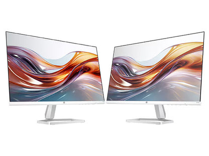 Dual HP Series 5 23.8 inch FHD Monitor with Speakers Bundle 23.8" FHD (1920 x