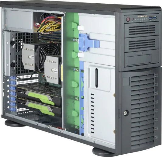 SuperMicro CSE-743AC-1K26B-SQ 4U 1200W Chassis
