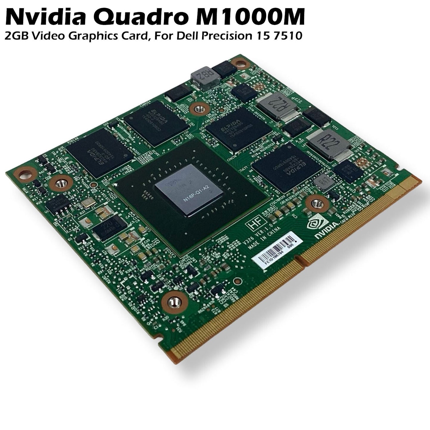 NVIDIA Quadro M1000M 2GB Video Card For HP ZBook 15 G3 15.6" 848261-001 - 2PNW4