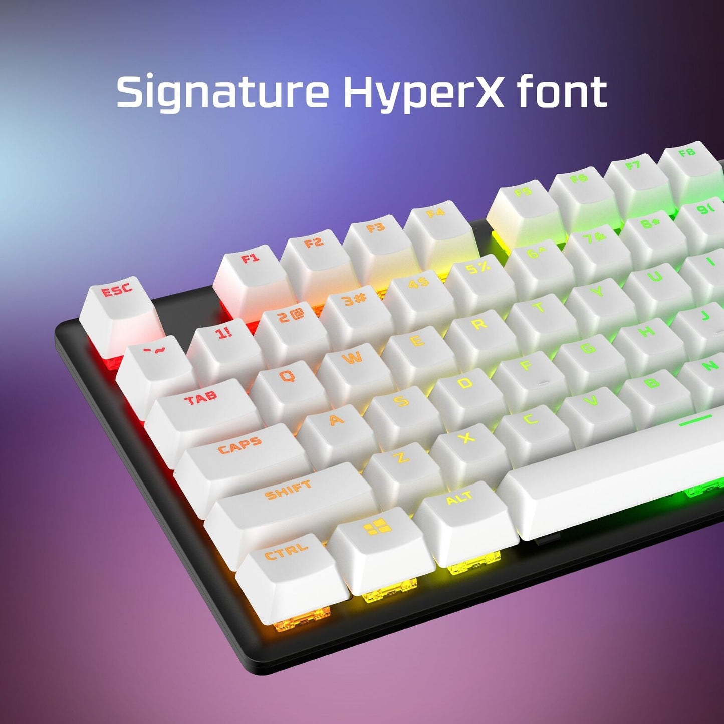 HyperX Full key Set Keycaps - PBT (White)