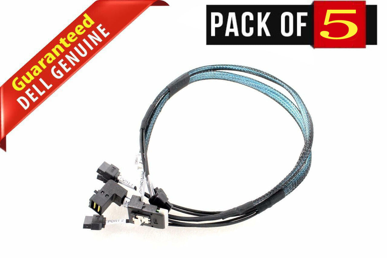 lot of 5 OEM Dell PowerEdge C6220 II SATA MLB 2U Hard Drive Cable R0JFC 0R0JFC
