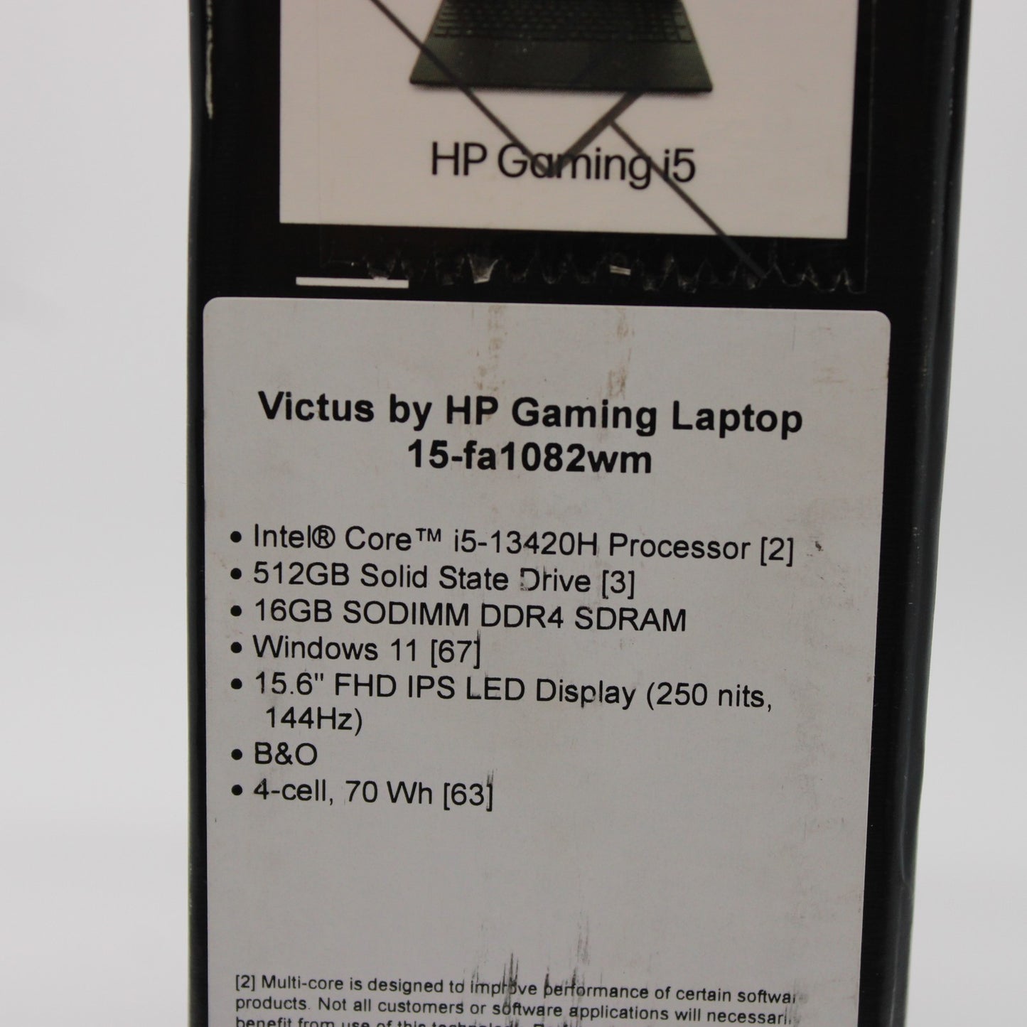 HP Victus 15-fa1082wm 15.6" i5-13420H 16GB DDR4 512GB SSD RTX 4050 Windows 11