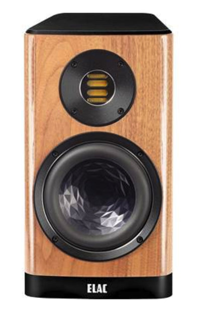 Elac VBS403-GN Vela 2-Way Bookshelf Speakers - (Pair) Gloss Walnut
