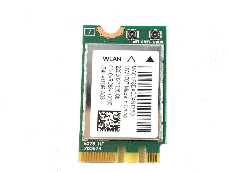 Lot x 10 Dell Wireless DW1707 Atheros QCNFA335 802.11b/g/n BT4.0 PCIe NGFF VRC88