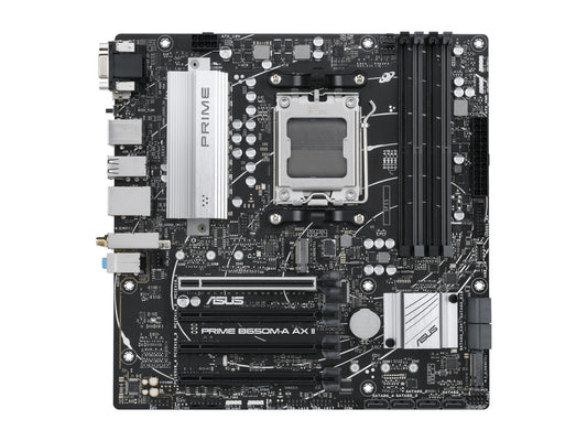 ASUS Prime B650M-A AX II AMD B650(Ryzen 7000) Micro-ATX Motherboard DDR5