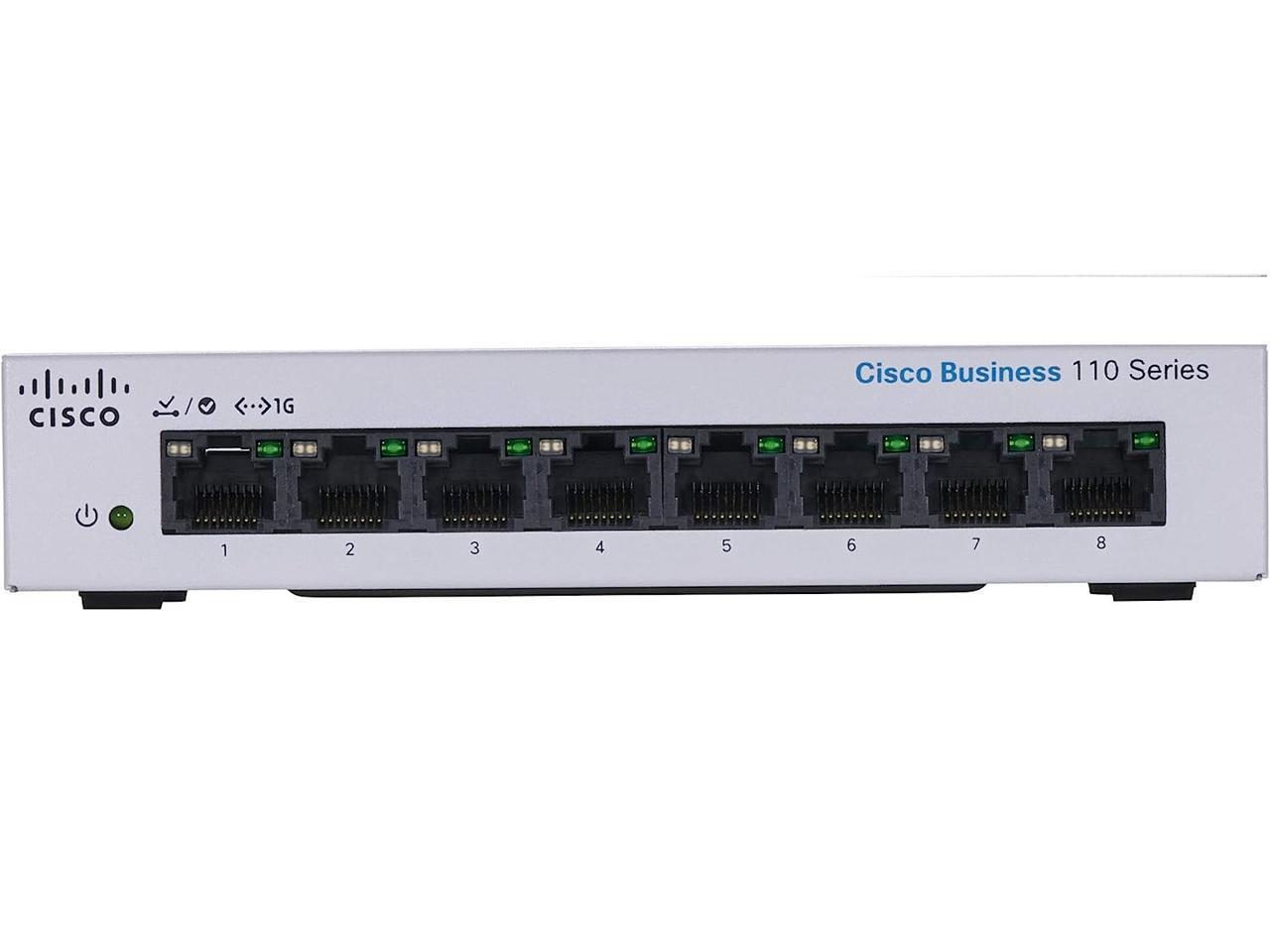 Cisco Systems, Inc. CSC-CBS110-8T-D-NA CH Cisco|CBS1108TDNA R Network Commercial