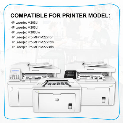 10PK Toner Compatible with HP 30A CF230A LaserJet Pro M203dw M227fdn M227fdn MFP