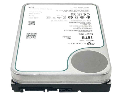 Seagate Exos X20 ST18000NM003D 18TB SATA 6Gb/s 7200 3.5" Enterprise Hard Drive