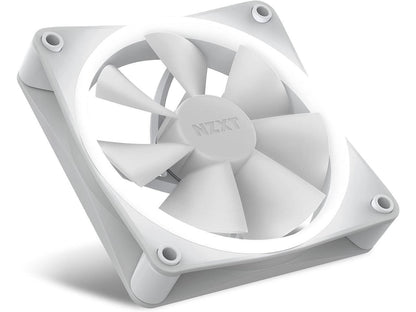 NZXT F120 RGB Fans - RF-R12TF-B1 - Advanced RGB Lighting Customization - Whisper
