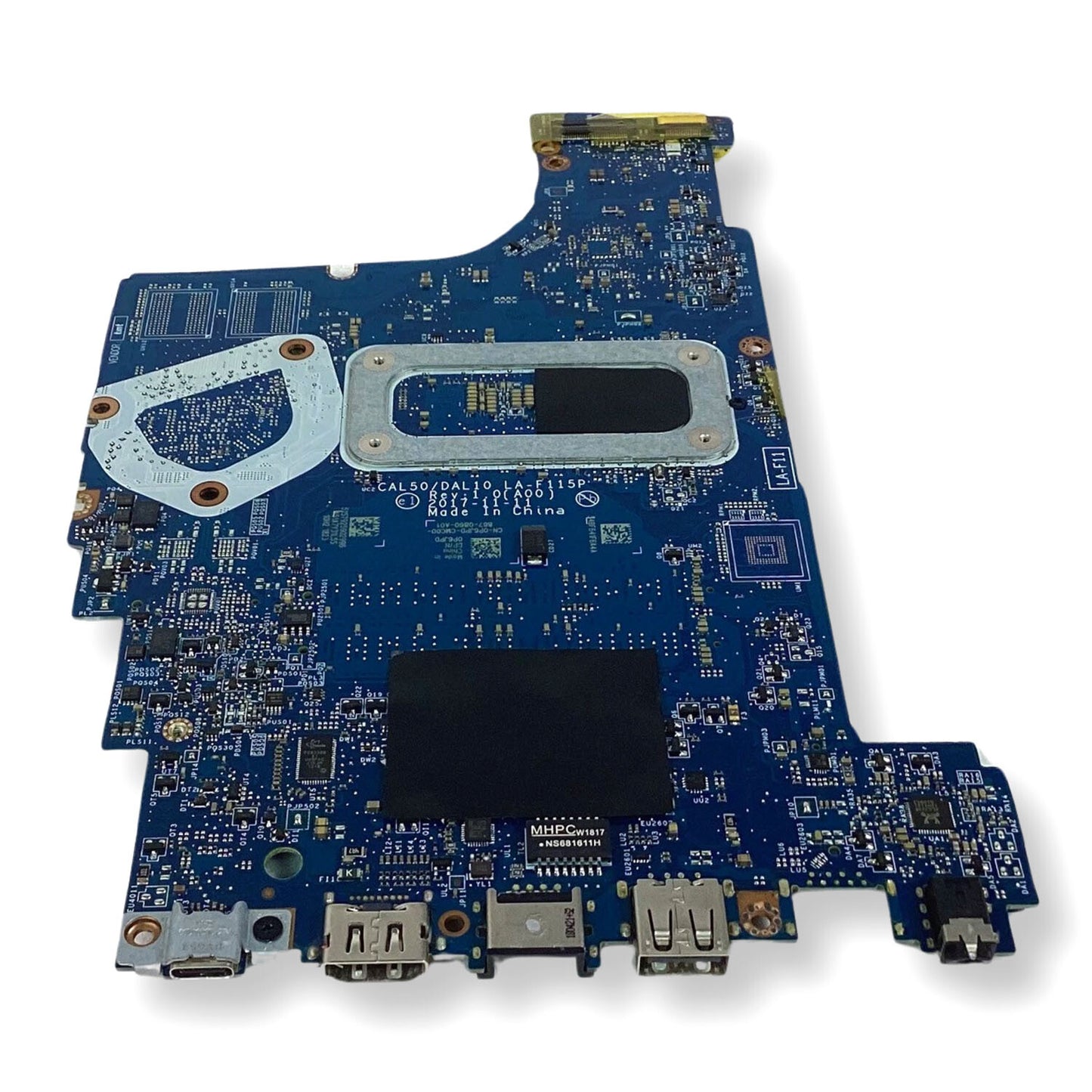 Dell Latitude 3490 3590 Laptop Motherboard Core i3-7130 2.7GHz LA-F115P P6JPD