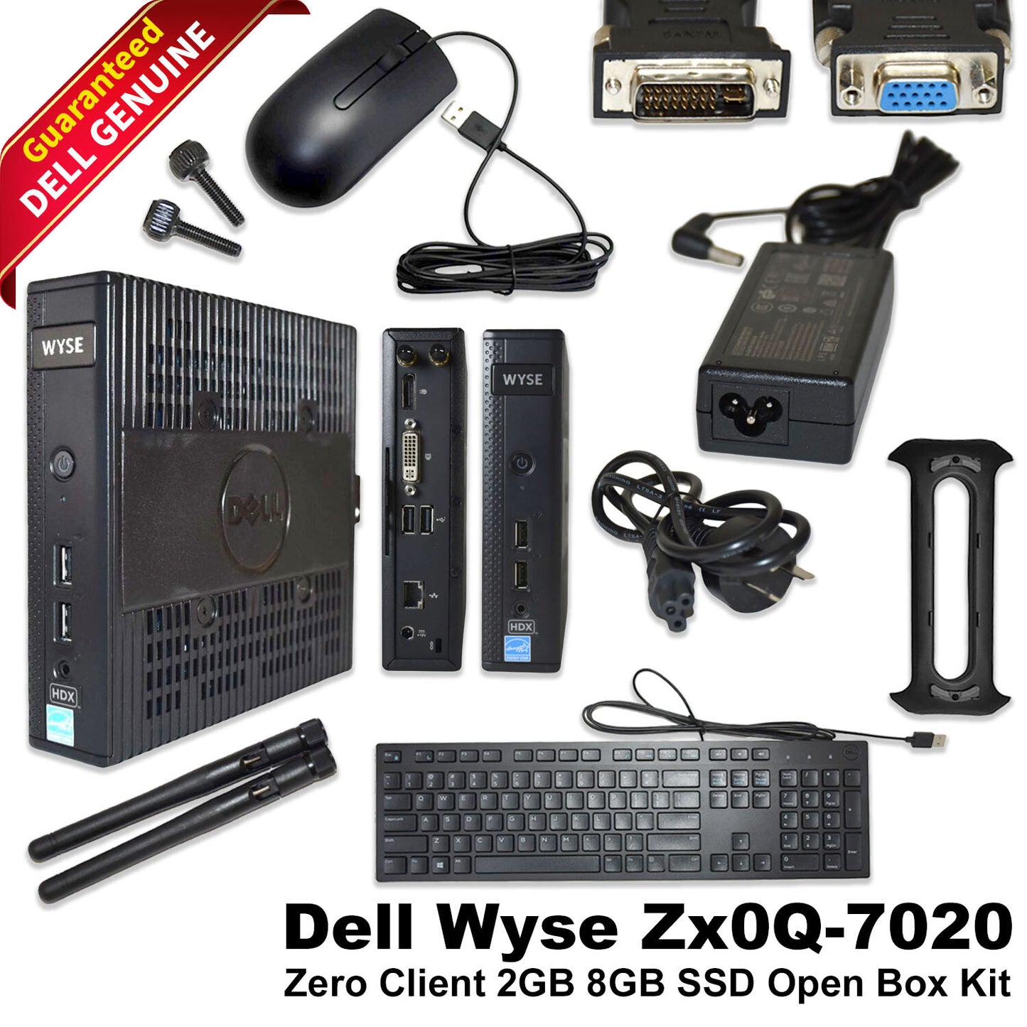 Dell Wyse 5010 Thin Client Dx0D 1.40GHz 2GB RAM 8GB Citrix HDx RJ-45 & Wifi Kit
