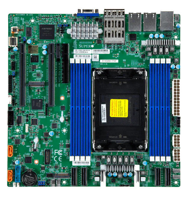 SuperMicro X14SBM-TP4F Motherboard - Birch Stream, UP, GNR/SRF-SP, LGA4710