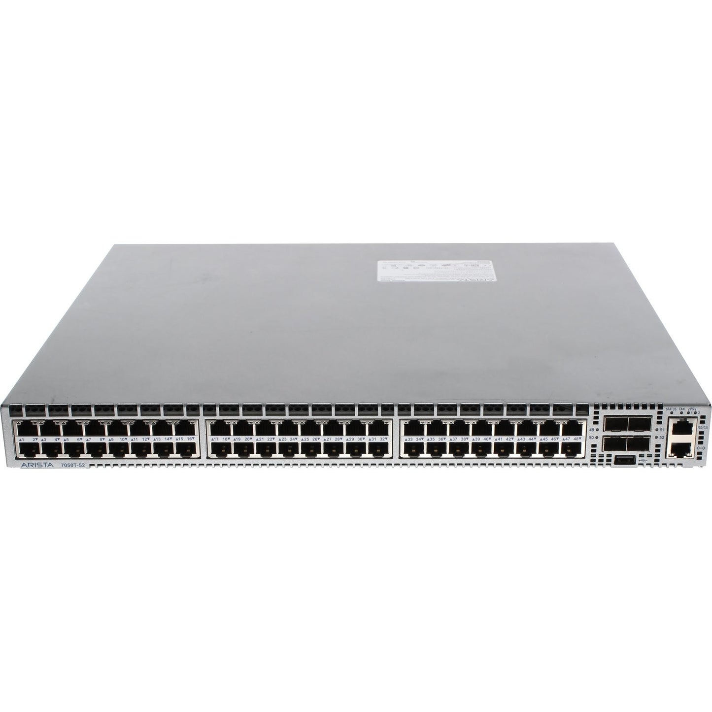 Arista DCS-7050T-52-R 48P 10GbE Base-T 4P SFP+ RA Switch