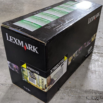 Genuine Lexmark X792X1YG Yellow High Yield Return Program Cartridge 20K Page NEW