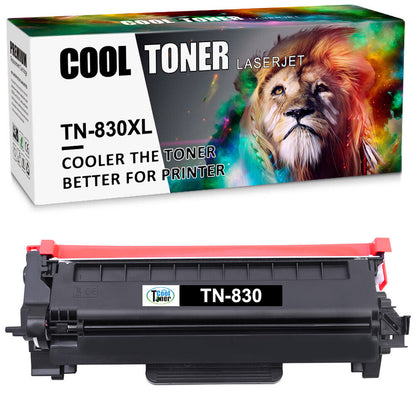 1Pack TN830XL Toner Cartridge for Brother HL-L2460DW DCP-L2647DW - 3,000 Pages