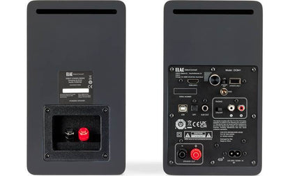 ELAC Debut ConneX DCB41-OR Powered Bookshelf Speakers with Bluetooth (Orange)
