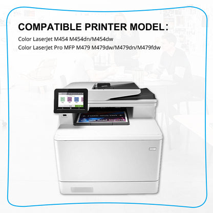 WITH CHIP 4x HY Toner for HP 414A W2020A Laserjet Pro MFP M479fdw M479fdn M454dn