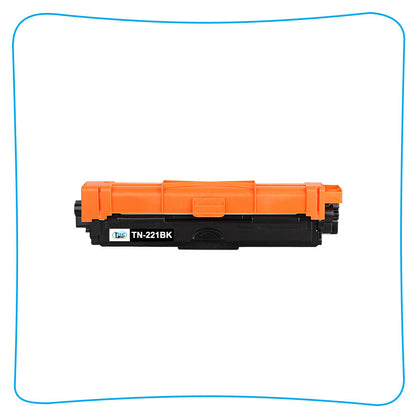 4PK Black TN221 Toner For Brother TN-221BK MFC-9130CW MFC-9140CDN HL-3140CW