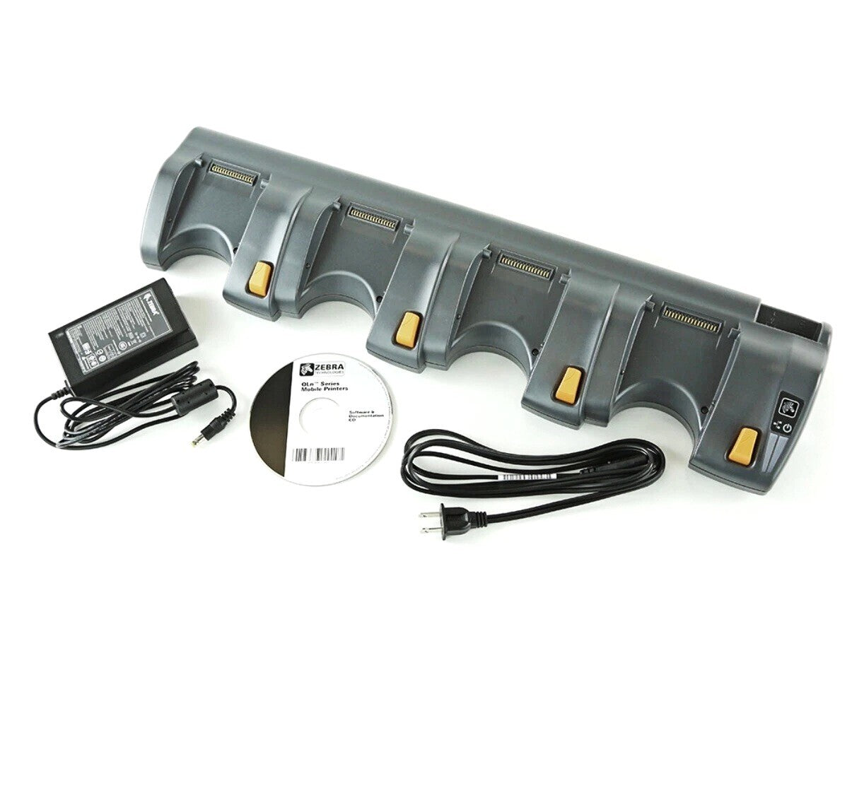 Zebra QLn-EC4 4-Bay Ethernet Dock Station Charging Cradle - QLn 220 320 Printers