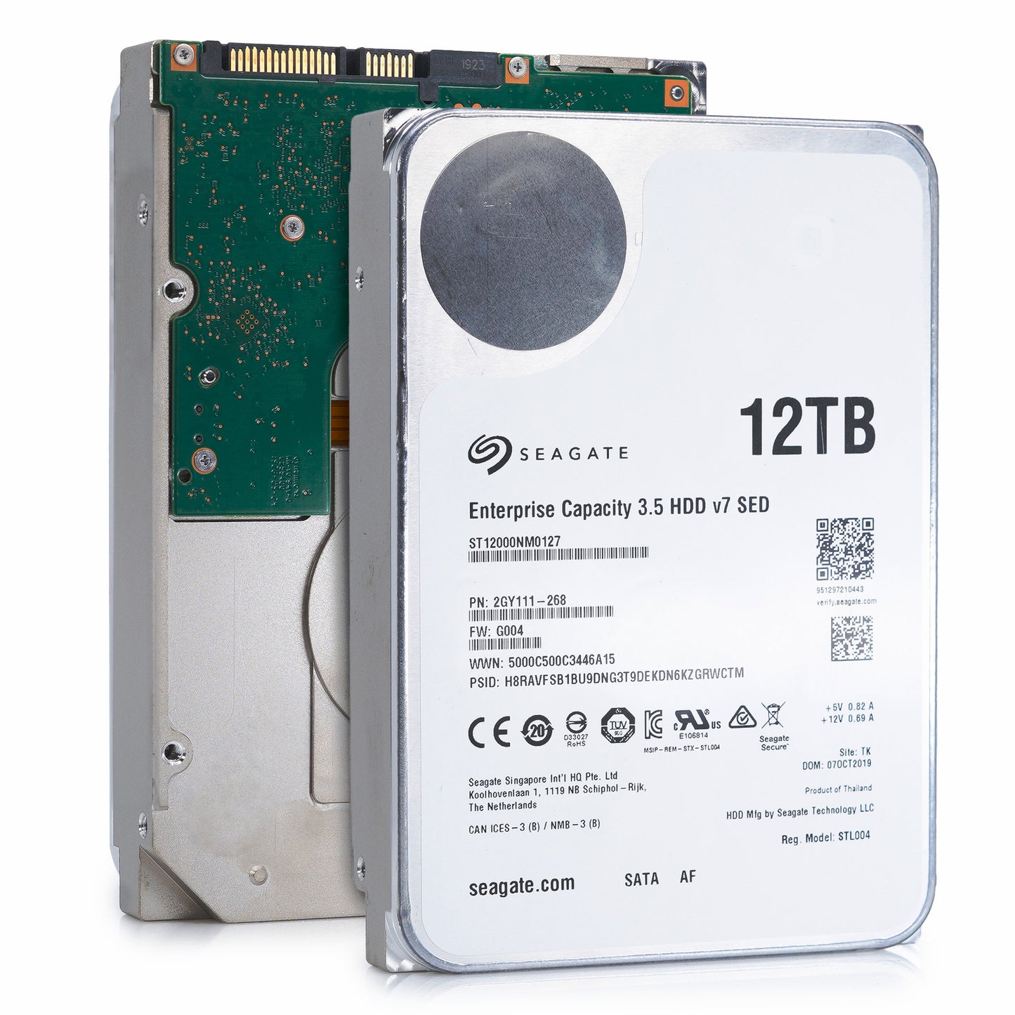 Seagate Enterprise Capacity v7 12TB SATA 6Gb/s 3.5" HDD - ST12000NM0127