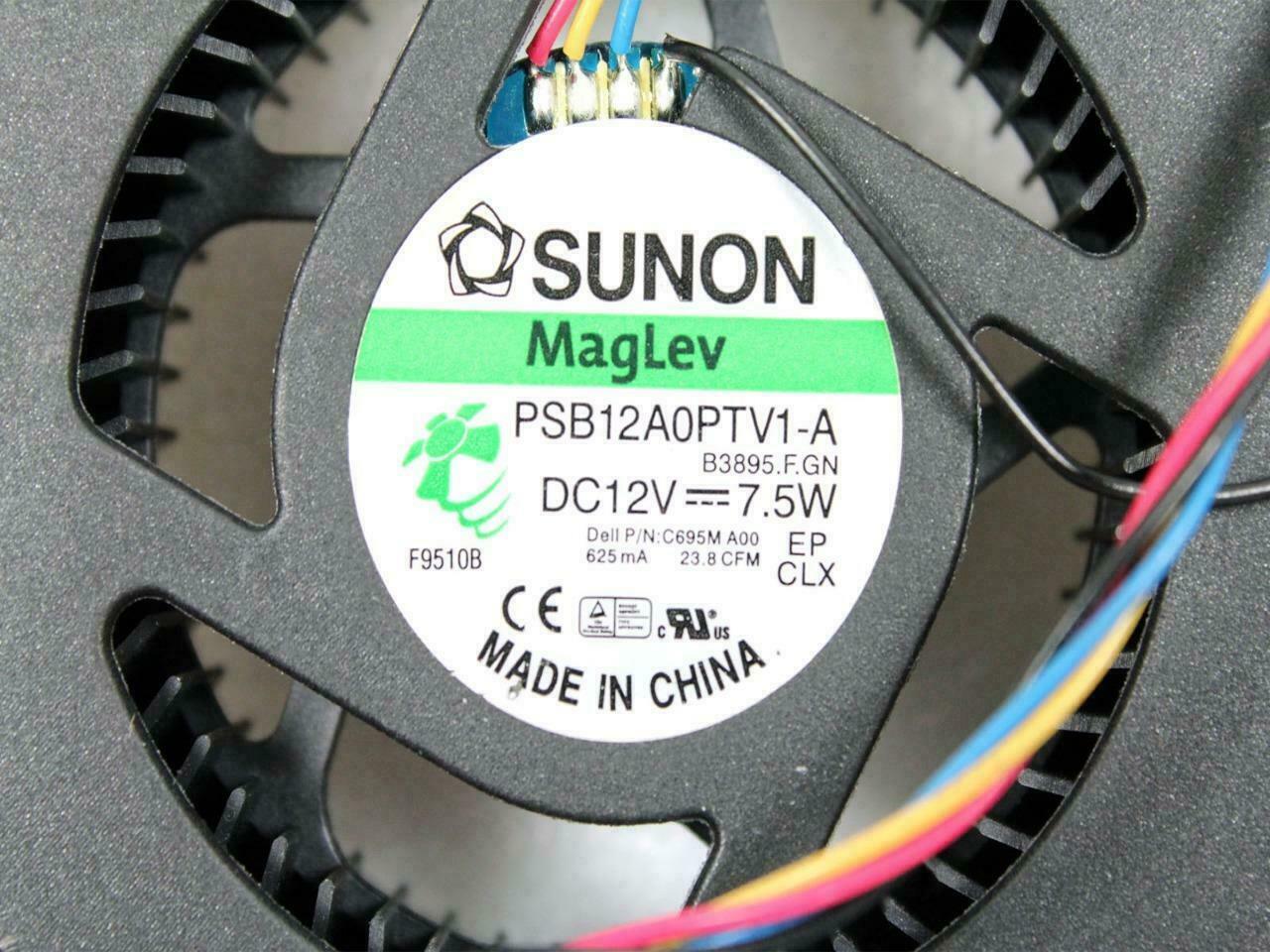 Lot X 10 Dell OEM Studio One 1909 Desktop CPU Cooling Fan PSB12A0PTV1-A C695M