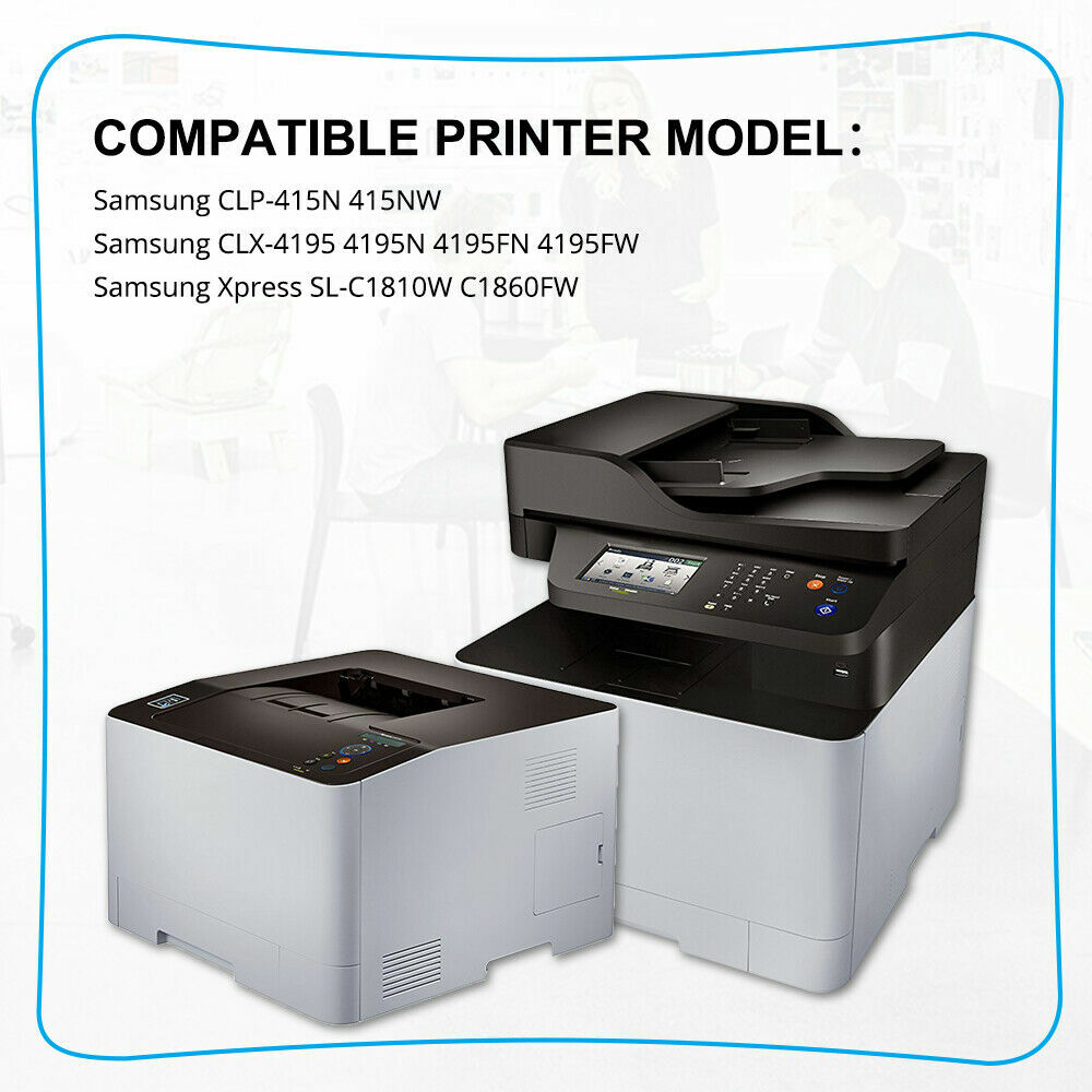 10PK CLT-K504S Toner Cartridge for Samsung CLP-415nw CLX-4195 SL-C1810w C1860fw