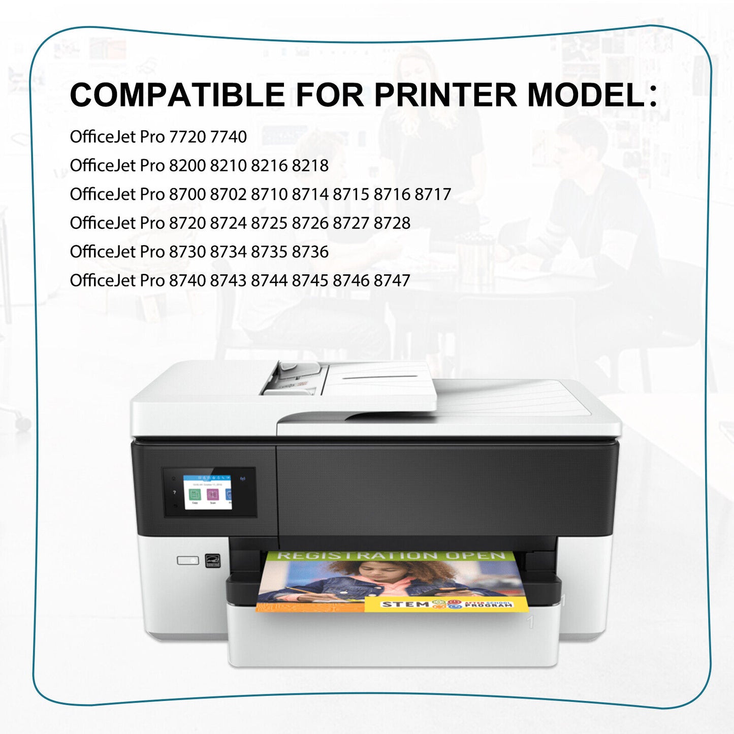 5x 952-XL Printer ink Cartridges for HP Officejet pro 8710 8715 8200 8714 8716