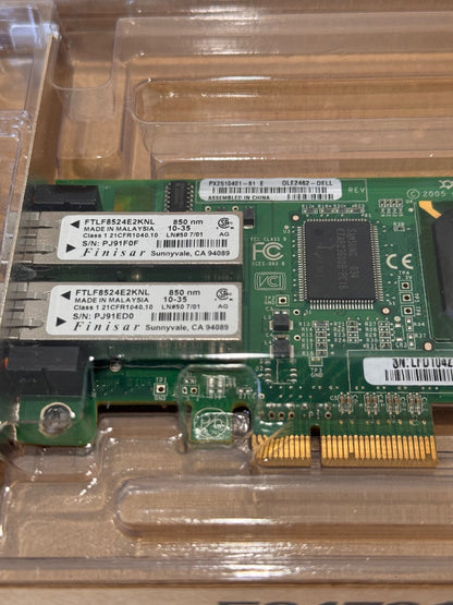 Dell QLogic QLE2462 Dual 0DH226 4Gb Fibre Channel HBA FH Bracket