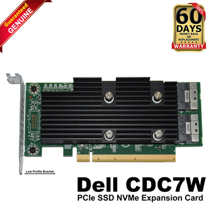 Dell PowerEdge R640 R740 R940 T640 2-Ports PCIe SSD NVMe LP Expansion Card CDC7W
