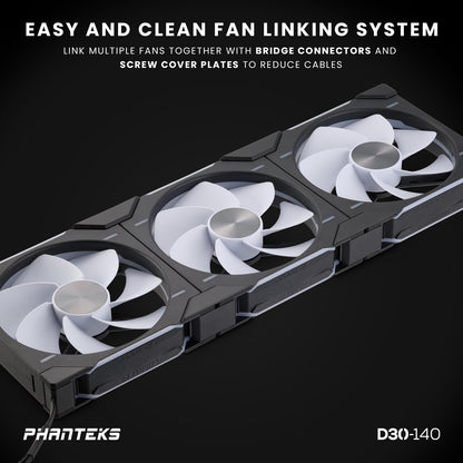 Phanteks PH-F140D30R_DRGB_PWM_BK01 CASE FAN PHANTEKS PH-F140D30R_DRGB_PWM_BK01 R